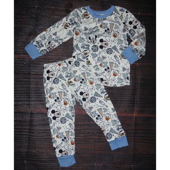 Other - Boutique Mickey Mouse New Years Eve Girls Boys Long Sleeve Pajamas